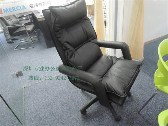 牛皮電腦椅，時尚大班椅